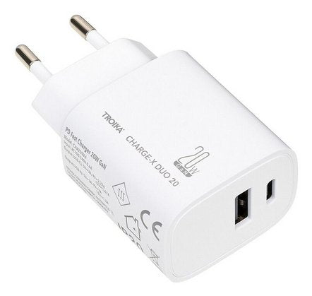 EAN 4024023038099 - TROIKA CHA20/WH cargador de dispositivo móvil Smartphone, Tableta Blanco Corriente alterna Carga rápida I imagen 1