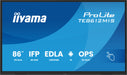 EAN 4948570125500 - iiyama TE8612MIS-B4AG pantalla de señalización Panel plano interactivo 2,17 m (85.6") LCD Wifi 400 cd / m imagen 2