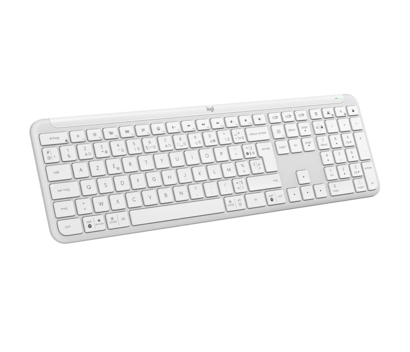 EAN 5099206118829 - Logitech 920-012454 teclado Oficina RF Wireless + Bluetooth AZERTY Francés Blanco imagen 5