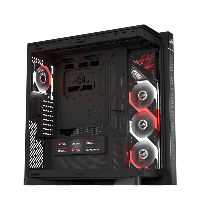 EAN 4711636437189 - ASUS ROG CRONOX GR801 CURVE TG ARGB BLACK Midi Tower Negro imagen 10