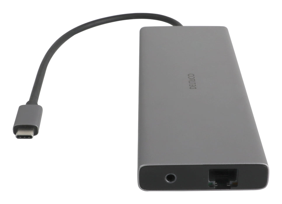 EAN 7333048060624 - Deltaco USBC-HDMI27 base para portátil y replicador de puertos USB Tipo C Plata imagen 5