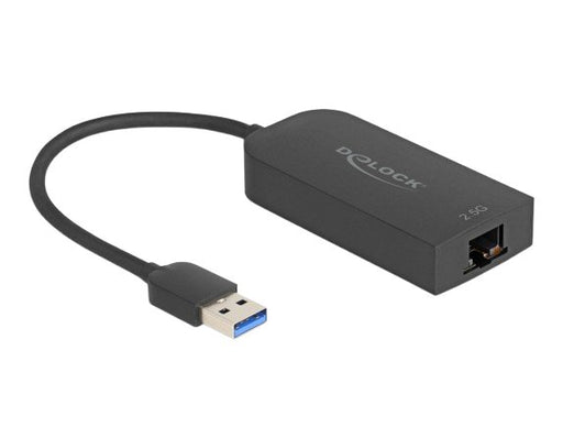 EAN 4043619660452 - DeLOCK 66045 cambiador de género para cable USB 5 Gbps Type-A 2.5 Gigabit LAN RJ45 Negro imagen 1