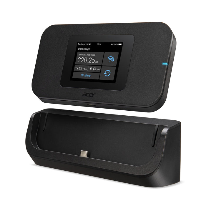 EAN 4711474823212 - Acer Connect Enduro M4D router inalámbrico Doble banda (2,4 GHz / 5 GHz) 5G Negro imagen 1