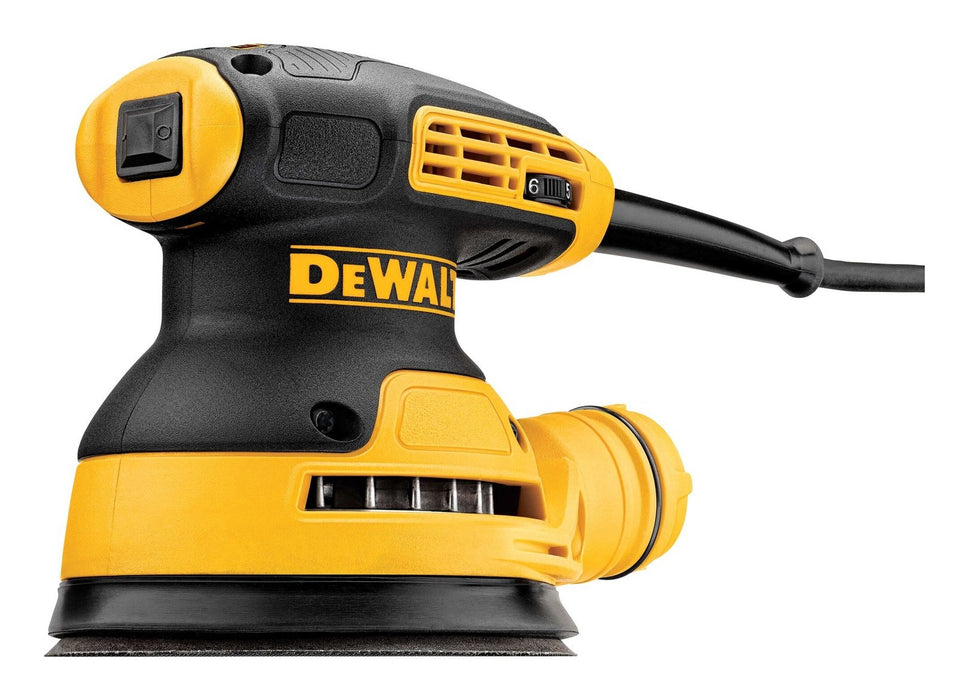 EAN 5035048553954 - DeWALT DWE6423-QS lijadora portátil Lijadora orbital 12000 OPM Negro, Amarillo 280 W imagen 5