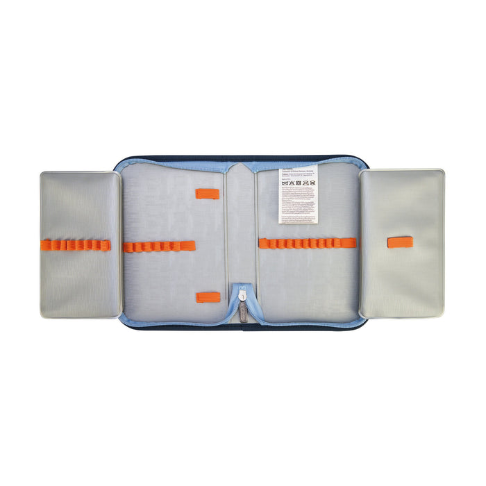 EAN 4008110397139 - Herlitz Loop Plus TechMech juego de mochila escolar Niño Poliéster Azul, Naranja imagen 12