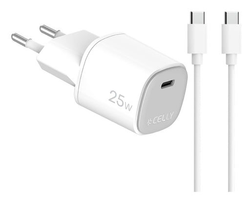 EAN 8021735212164 - Celly UPTC1USBC25WCTC cargador de dispositivo móvil Smartphone, Tableta, Teléfono Blanco USB Interior imagen 1