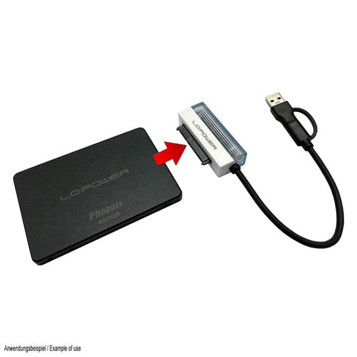 EAN 4262443280890 - LC-Power LC-ADA-USB-SATA-25 tarjeta y adaptador de interfaz imagen 3