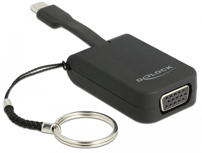 EAN 4043619639410 - DeLOCK 63941 adaptador de cable de vídeo 0,03 m USB Tipo C VGA (D-Sub) Negro imagen 1