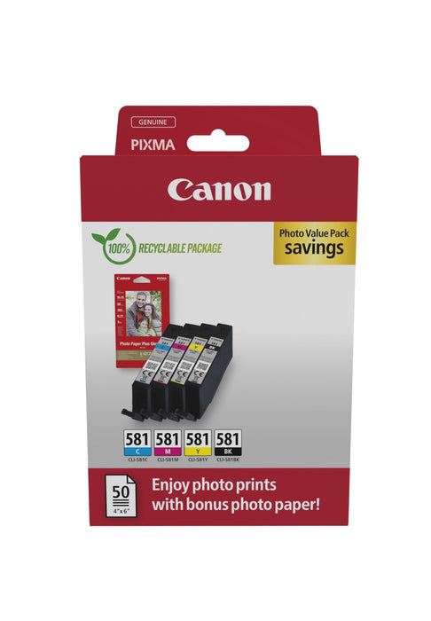 EAN 8714574679013 - Canon 2106C006 cartucho de tinta 4 pieza(s) Original Negro, Cian, Magenta, Amarillo imagen 1