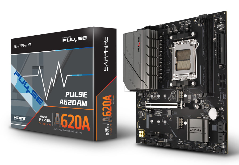 EAN 4895106296879 - Sapphire PULSE A620AM AMD A620A Zócalo AM5 micro ATX imagen 7