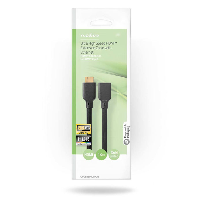 EAN 5412810412136 - Nedis CVGB35090BK20 cable HDMI 2 m HDMI tipo A (Estándar) Negro imagen 4