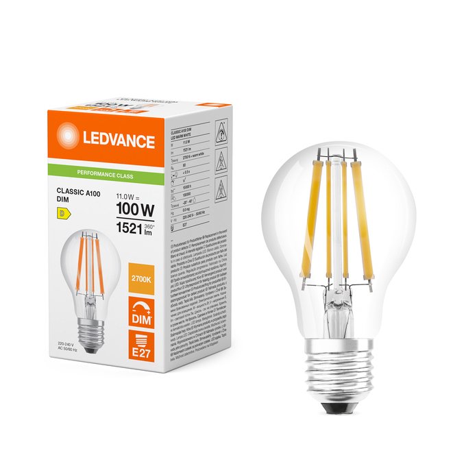 EAN 4099854060595 - Osram LED Classic lámpara LED Blanco cálido 2700 K 11 W E27 D imagen 5