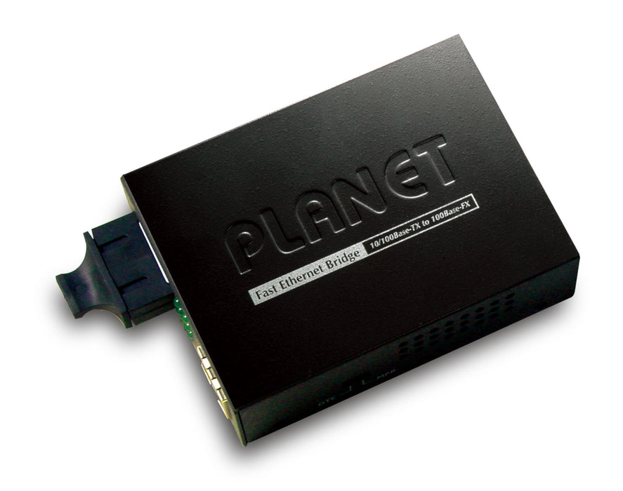 EAN 4711213680540 - PLANET FT802S15 convertidor de medio 100 Mbit/s 1310 nm Monomodo Negro imagen 1
