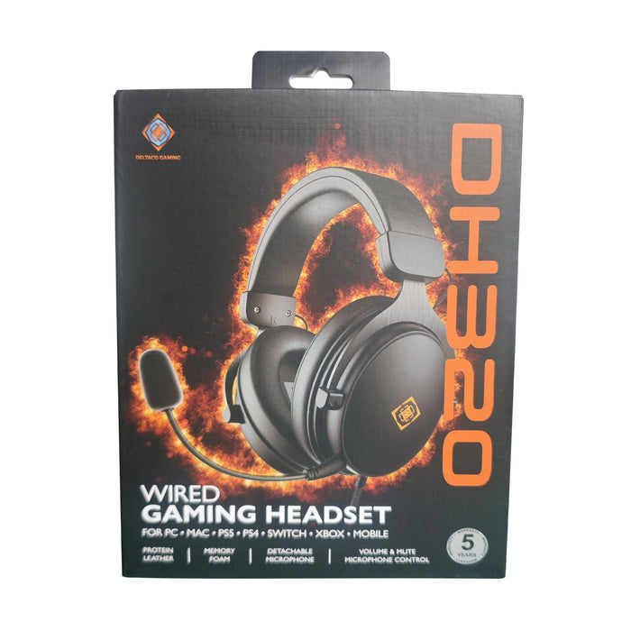 EAN 7333048070241 - Deltaco Gaming GAM-190 auricular y casco Auriculares Alámbrico Diadema Juego Negro imagen 8