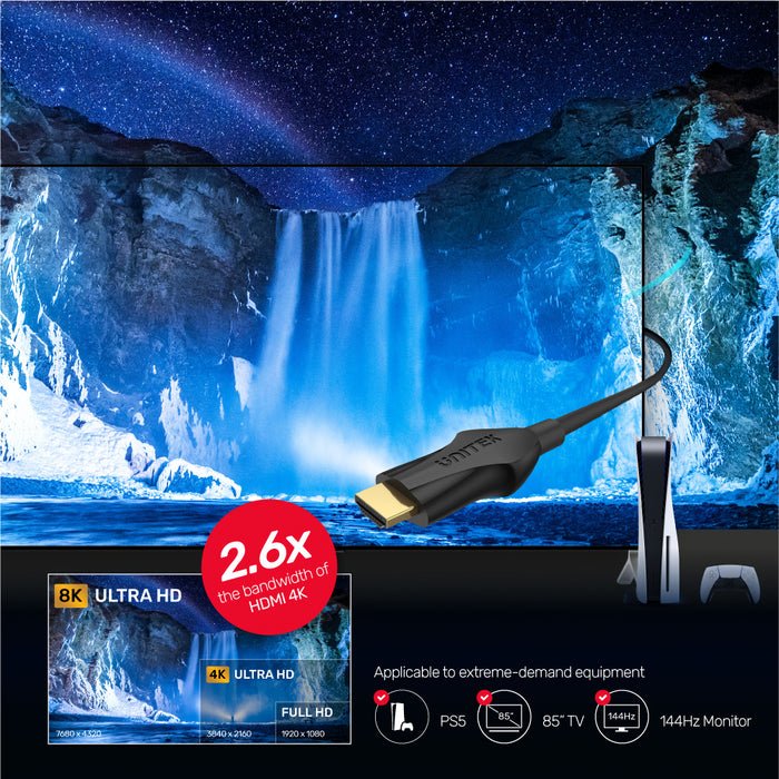 EAN 4894160047267 - UNITEK C11060BK-3M cable HDMI HDMI tipo A (Estándar) Negro imagen 6