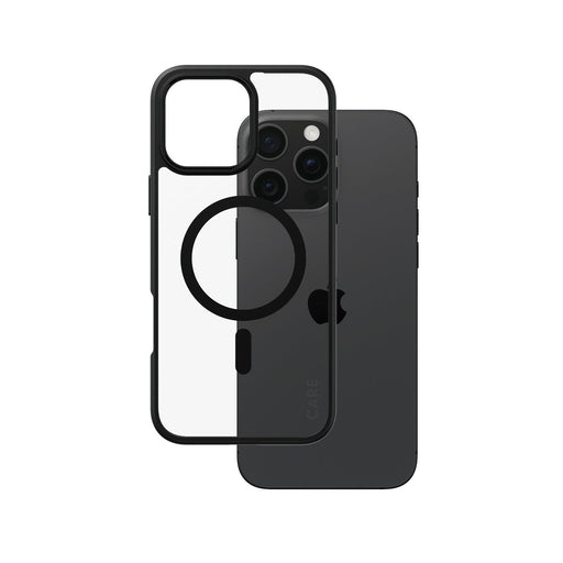 EAN 5715685004261 - PanzerGlass CARE™ by ® Urban Combat Case Transparent w. Black Frame & MagSafe iPhone 16 Pro Max funda par imagen 1