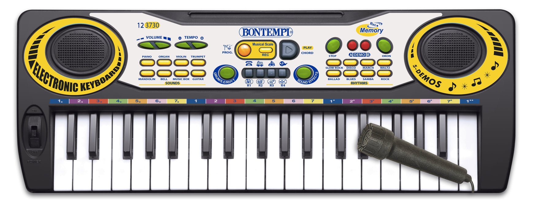 EAN 47663337760 - Bontempi Electronic Keyboard with microphone imagen 2