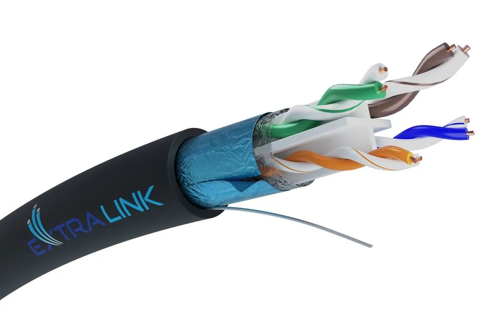 EAN 5903148910079 - Extralink EX.10079 cable de red Negro F/UTP (FTP) imagen 1