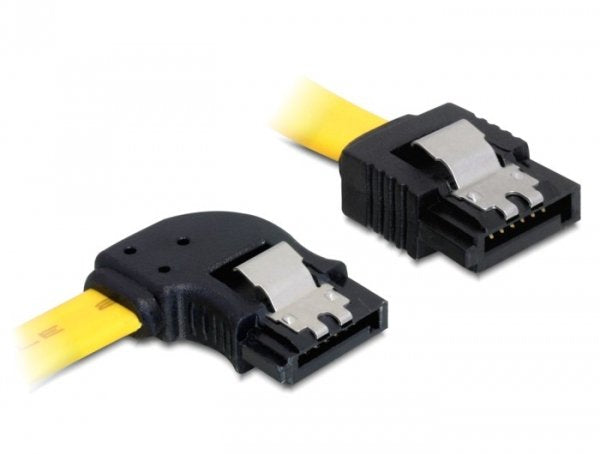 EAN 4043619828265 - DeLOCK 0.7m SATA M/M cable de SATA 0,7 m Amarillo imagen 1