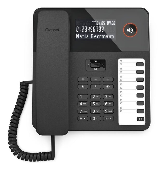 EAN 4250366868929 - Gigaset DESK 600 Teléfono analógico Identificador de llamadas Negro imagen 5