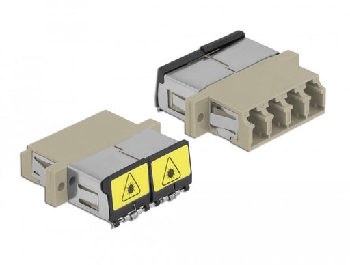 EAN 4043619869046 - DeLOCK 86904 adaptador de fibra óptica LC/LC 1 pieza(s) Beige imagen 1