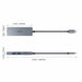 EAN 5902666662293 - AUKEY CB-C63 base para portátil y replicador de puertos Negro, Gris imagen 4