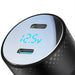 EAN 6956116776855 - JOYROOM JR-CCD02 cargador de dispositivo móvil Universal Negro Encendedor de cigarrillos Carga rápida Aut imagen 3
