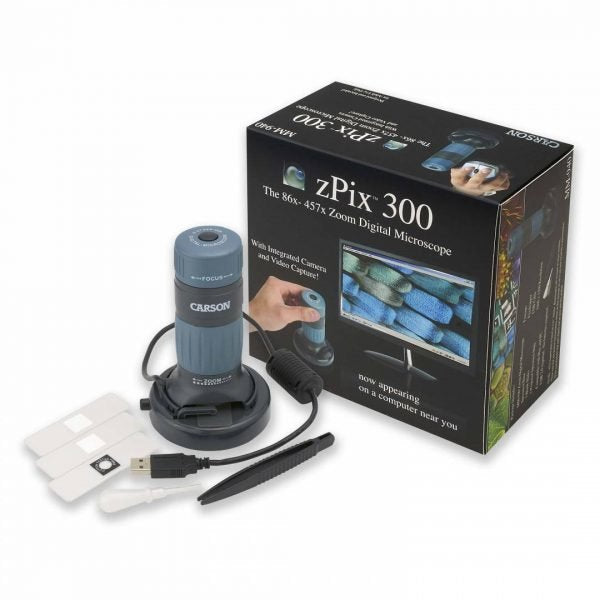 EAN 0750668011442 - Carson zPix 300 457x Microscopio digital imagen 4