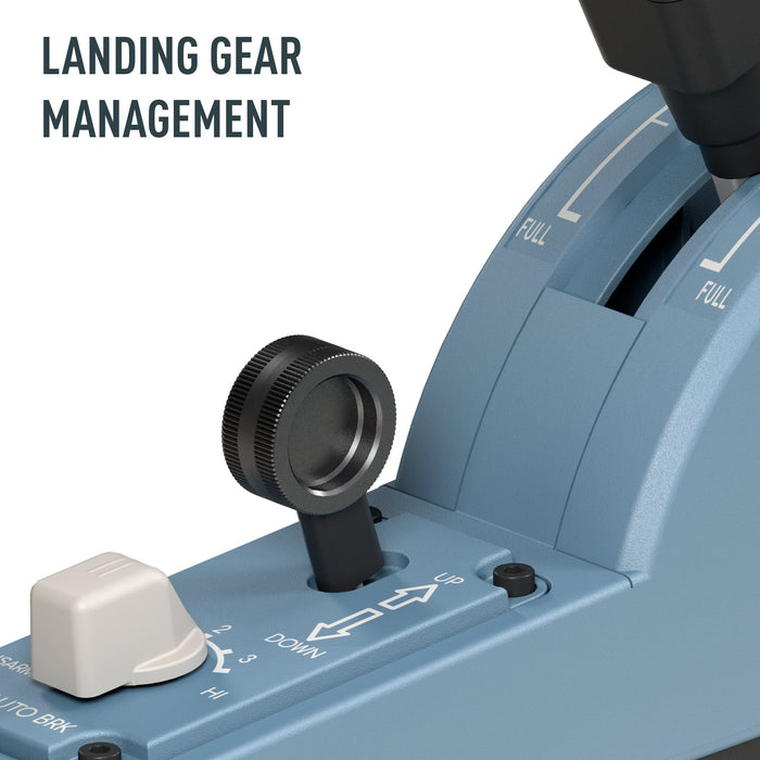 EAN 0663296422613 - Thrustmaster TCA Quadrant Add-On Airbus Edition Negro, Azul Simulador de Vuelo PC imagen 8