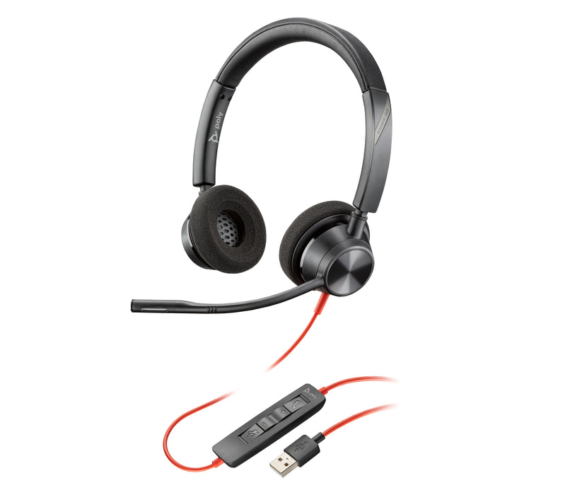 EAN 197029480378 - HP Poly Blackwire 3320 USB-A Headset Alámbrico Diadema Oficina/Centro de llamadas USB tipo A Negro imagen 6