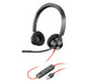 EAN 197029480378 - HP Poly Blackwire 3320 USB-A Headset Alámbrico Diadema Oficina/Centro de llamadas USB tipo A Negro imagen 6