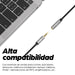 EAN 0766623356046 - Manhattan 356046 cable de audio 3 m 3,5mm Negro, Plata imagen 13