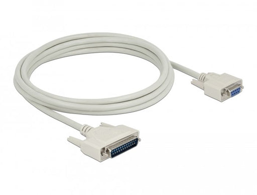 EAN 4043619855254 - DeLOCK 85525 cable de serie Beige D-Sub 25 Pin D-Sub 9 Pin imagen 1