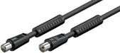 EAN 4040849507281 - Goobay 50728 cable coaxial 1,5 m Negro imagen 2