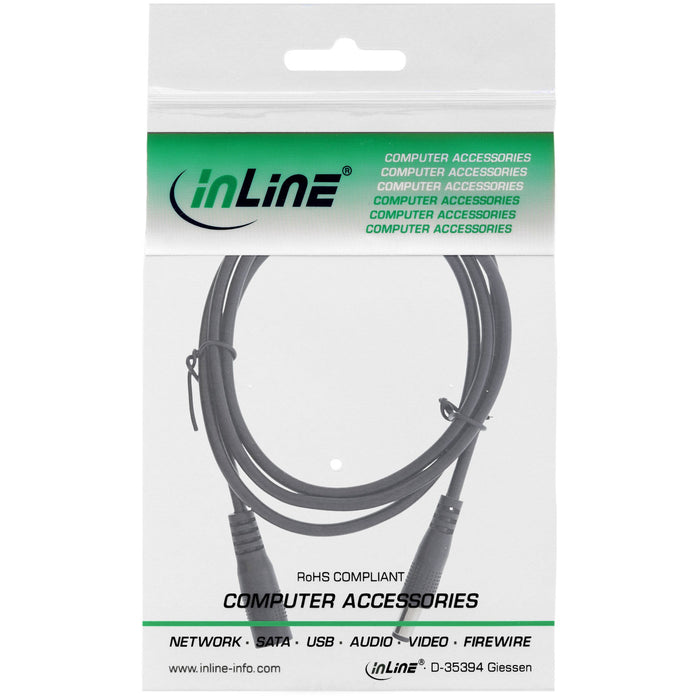EAN 4043718308842 - InLine 26901B cable de transmisión Negro 1 m 5.5 x 2.1 mm imagen 2