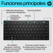 EAN 0196548516001 - HP 350 BLK Compact Multi-Device Keyboard teclado Hogar Negro imagen 6