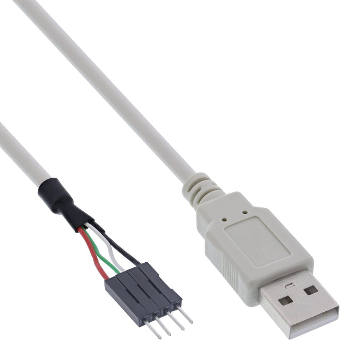 EAN 4043718082469 - InLine 33440B cable USB 0,4 m Beige imagen 1