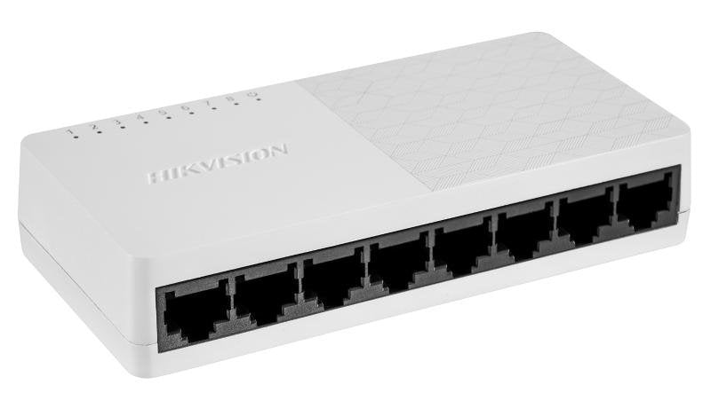 EAN 6942160435534 - Hikvision DS-3E0108D-O switch Fast Ethernet (10/100) Negro, Blanco imagen 1