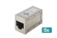 EAN 4016032495017 - Digitus AT-AG-8-8-C6S-5 cambiador de género para cable RJ-45 Plata imagen 1