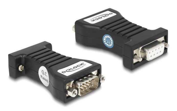 EAN 4043619643158 - DeLOCK 64315 convertidor, repetidor y aislador en serie RS-232 Negro imagen 1