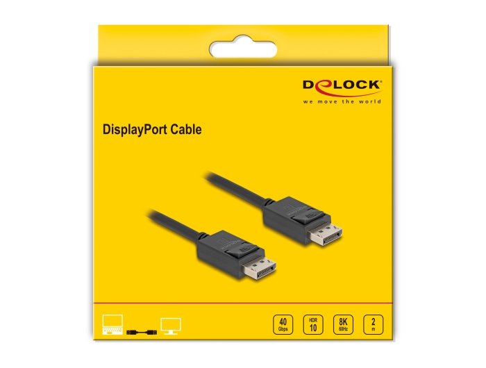 EAN 4043619804931 - DeLOCK 80493 cable DisplayPort Negro imagen 3