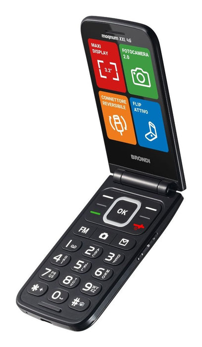 EAN 8015908820805 - Brondi MAGNUM XXL 4G 8,13 cm (3.2") Gris Característica del teléfono imagen 4