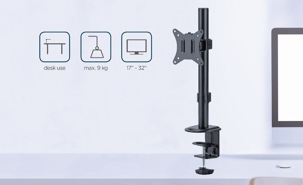 EAN 8716309127561 - Gembird MA-D1-02 soporte para monitor 81,3 cm (32") Escritorio Negro imagen 13