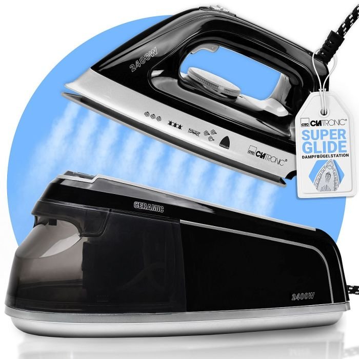 EAN 4006160639995 - Clatronic DBS 3749 2400 W 1,2 L Suela de cerámica Negro imagen 2