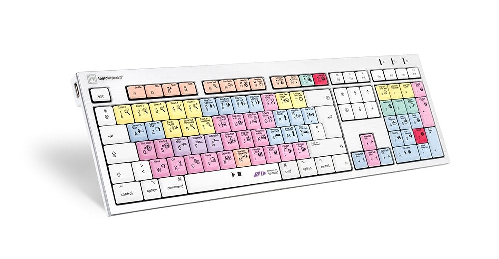 EAN 5707795015190 - Logickeyboard LKB-PT-CWMU-FR teclado Oficina USB AZERTY Francés Multicolor imagen 1