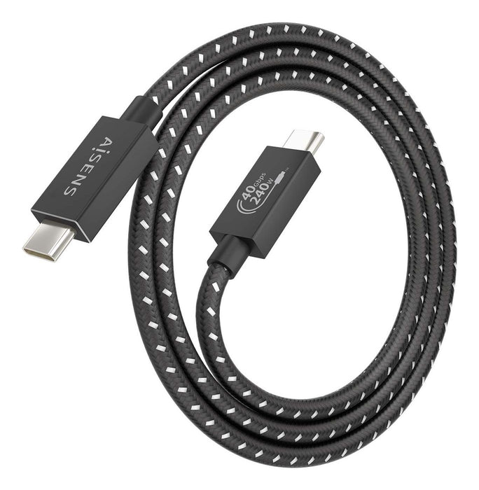 EAN 8435739901540 - AISENS A156-0867 cable USB USB4 Gen 3x2 1 m USB C imagen 2