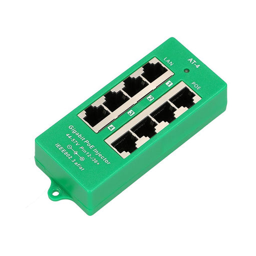 EAN 5903148912554 - Extralink ACTIVE POE INJECTOR 4 PORT GIGABIT 802.3AT/AF MODE A - 1 Gbps - 4-Port Gigabit Ethernet 48 V imagen 1