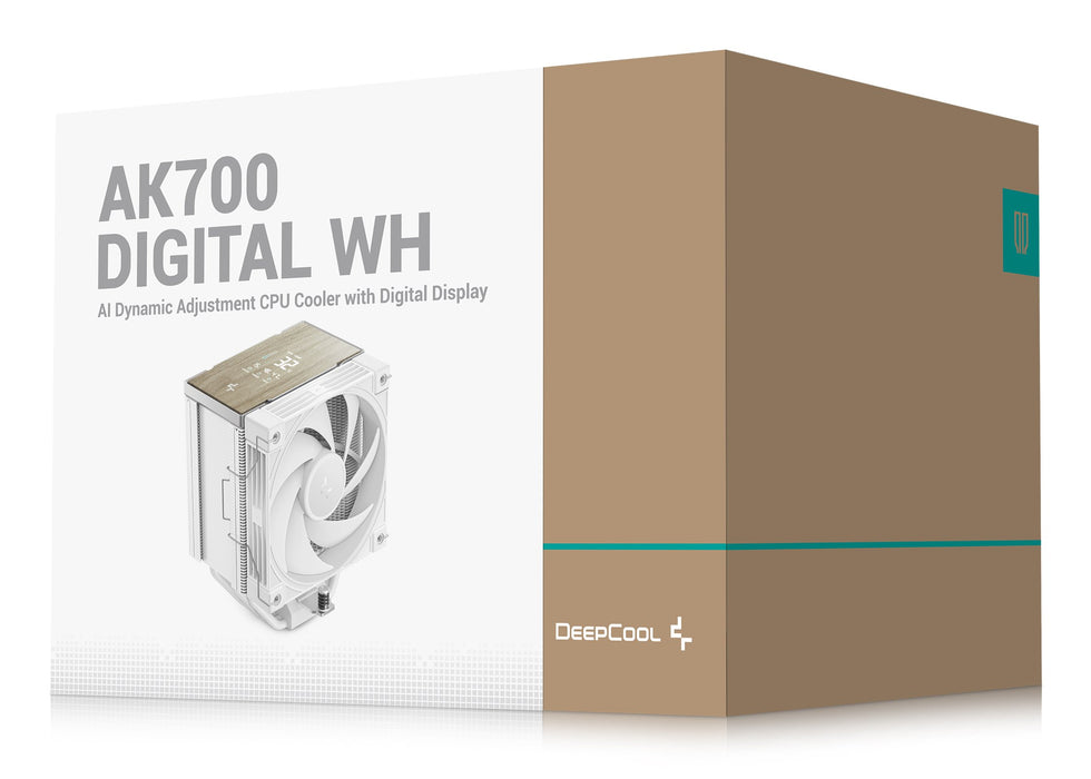 EAN 6933412729860 - DeepCool AK700 Digital WH Procesador Refrigerador de aire 12 cm Blanco 1 pieza(s) imagen 9