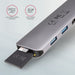 EAN 8595247906175 - Axagon HMC-5 base para portátil y replicador de puertos Alámbrico USB 3.2 Gen 1 (3.1 Gen 1) Type-C Gris imagen 3