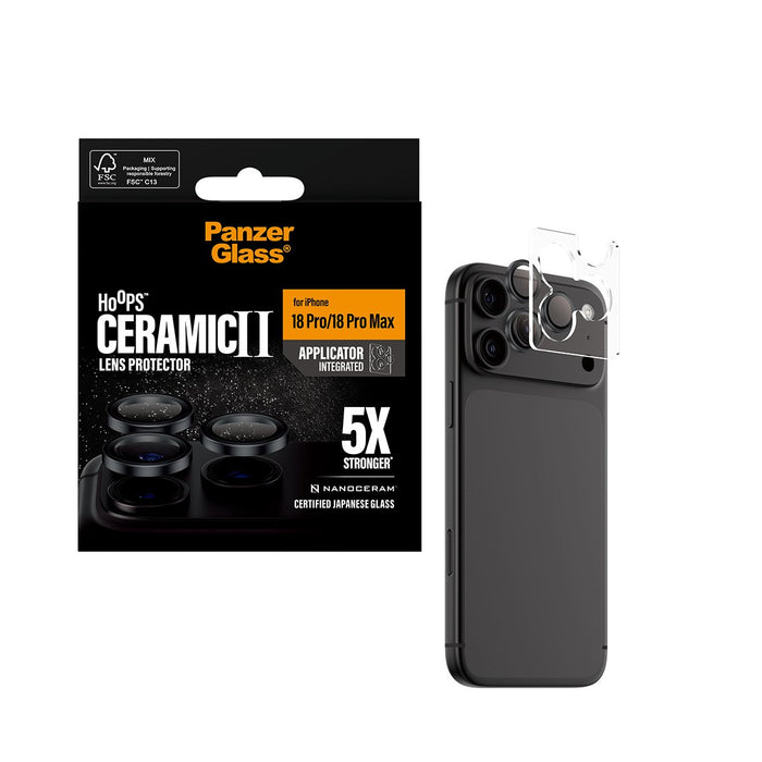 EAN 5715685043758 - PanzerGlass ® Hoops® Ceramic Camera Lens Protector iPhone 2026 Pro | 2026 Pro Max Protector de pantalla 1 imagen 5